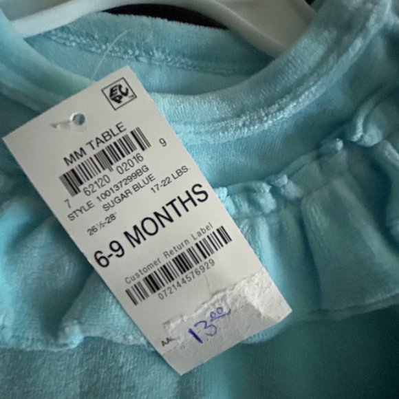 FIRST IMPRESSIONS GIRLS SUGAR BLUE TOP - Picture 3 of 6